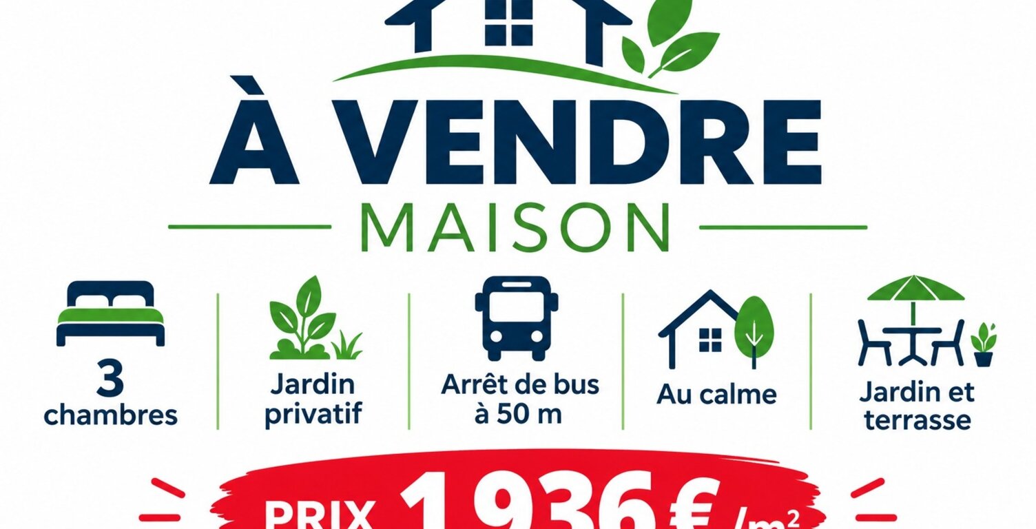 A 15 mn de Villefranche - TAPONAS (69220) 3 mn de Belleville - Maison de 110 m² avec Jardin privatif et 2 Parkings .Arrêt bus à 50 m — photo 1