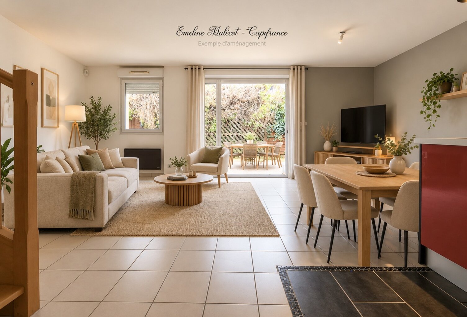 BÈGLES – 96 m² – 3 CHAMBRES + BUREAU – JARDIN – PISCINE — photo 1