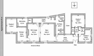 Appartement 6 Pièces 150 m² à vendre à Paris 17 (75017)