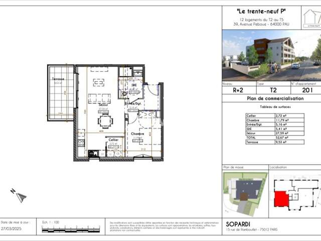 Appartement 2 pièces — photo du bien