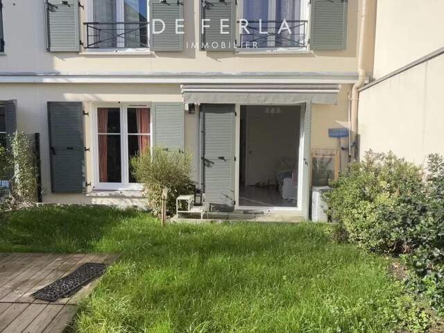 SOISY-SOUS-MONTMORENCY : APPARTEMENT TRAVERSANT AVEC DEUX JARDINS – PROCHE ENGHIEN — photo du bien