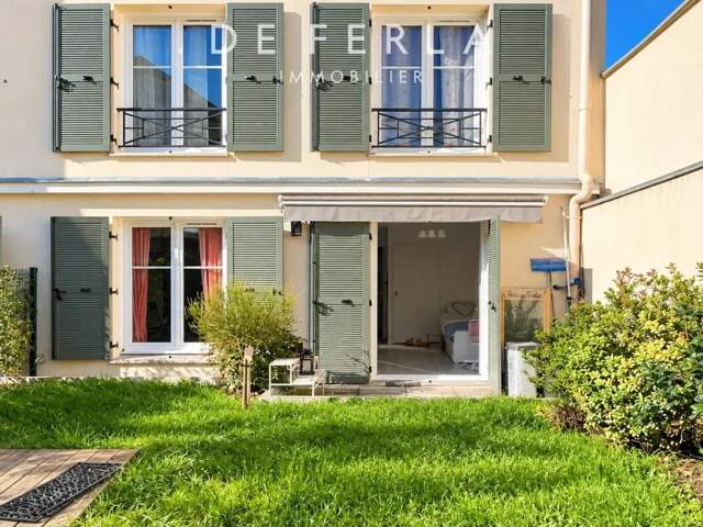 SOISY-SOUS-MONTMORENCY : APPARTEMENT TRAVERSANT AVEC DEUX JARDINS – PROCHE ENGHIEN — photo du bien