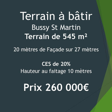Terrain  260000 €