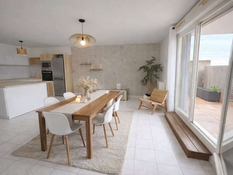 T3 71,57 m2   Coeur de ville | Terrasse & Stationnement privé — photo 1