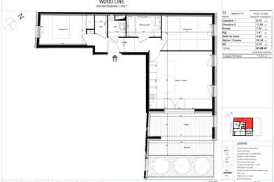 Appartement 3 pièces 439000 €