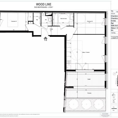 Appartement 3 pièces 439000 €