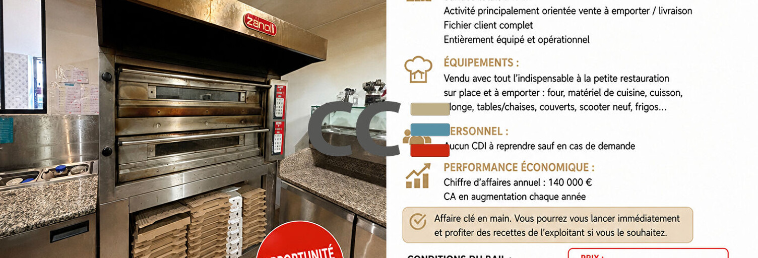 Commerce  47 m² à vendre à Vallauris (06220)