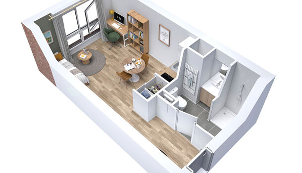 Appartement 1 pièces  à vendre Albi 81000