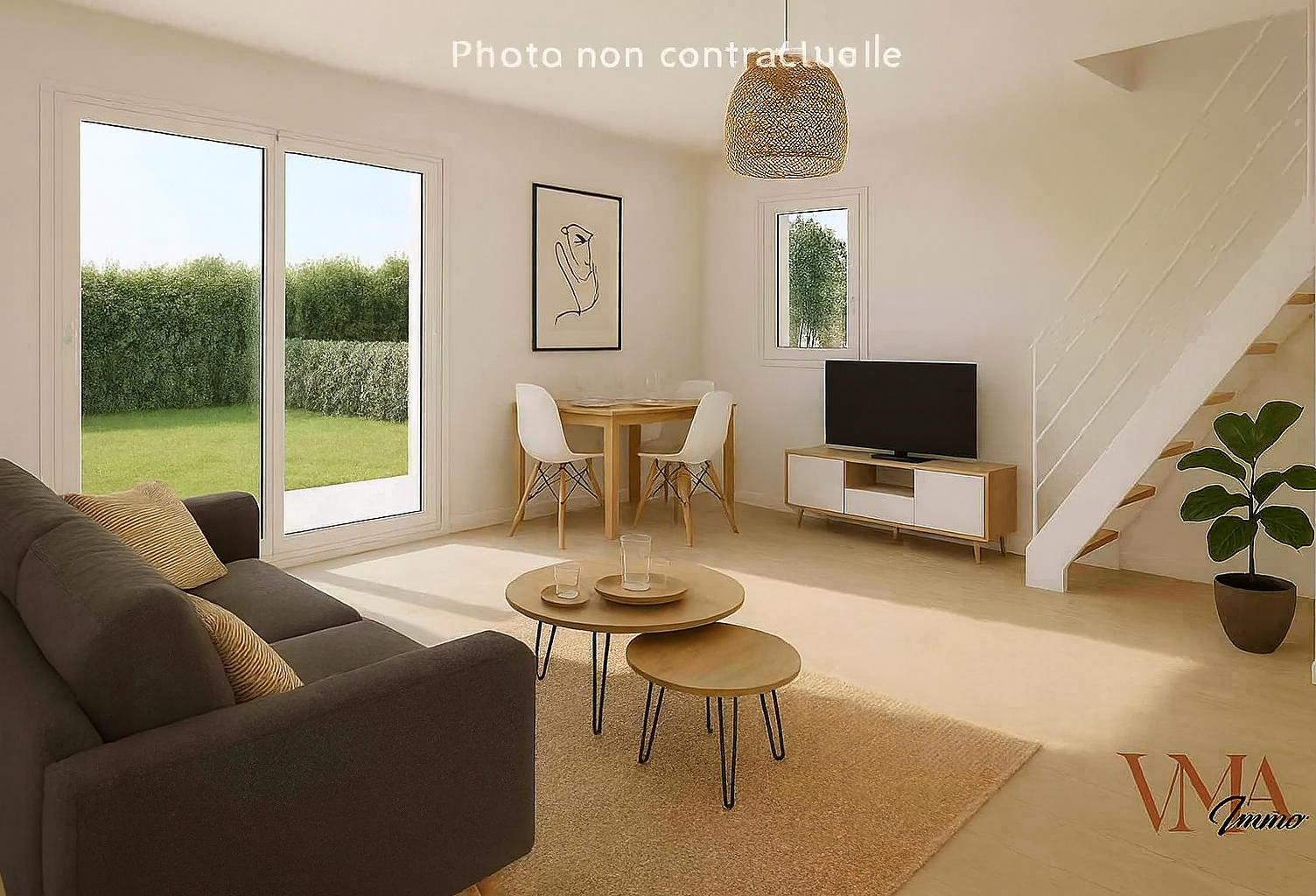 Maison individuelle T4 avec jardin et garage — photo 1