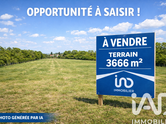Vente Terrain 3 666 m&sup2; — photo du bien