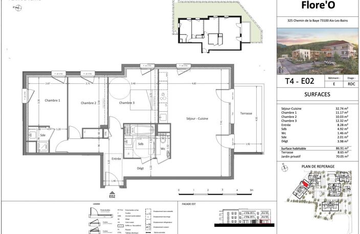 Vente Appartement 4 pièces — photo 2