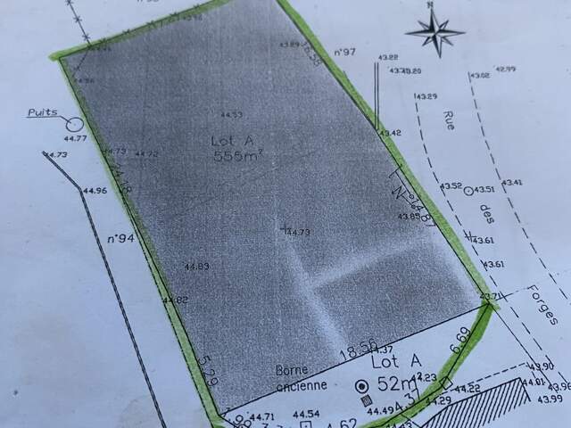 Vente Terrain à bâtir 607 m&sup2; — photo du bien