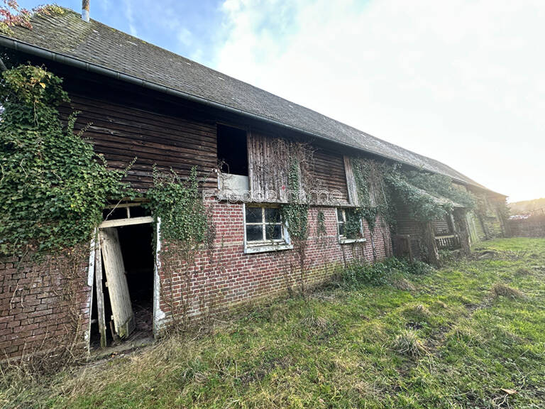 GRANGE À REHABILITER  -  TERRAIN DE 1983m² - SAINTE GENEVIEVE EN BRAY — photo 1