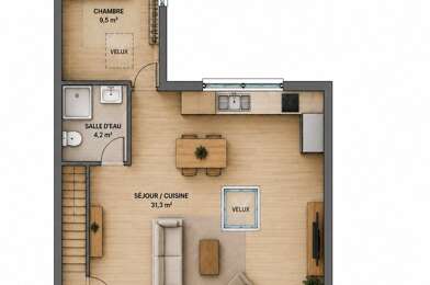 Appartement 1 pièces 37000 €