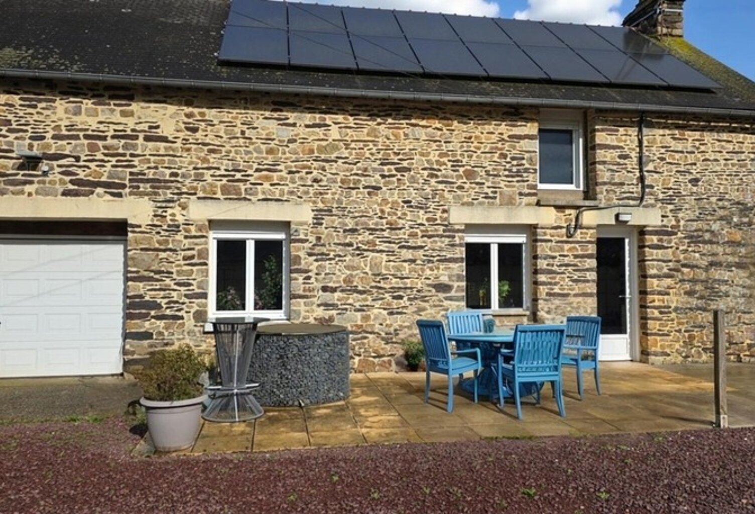 A Vendre Maison longère en pierre de 200 m² - 7 pièces + gite à  PLELAN LE GRAND (35) — photo 1