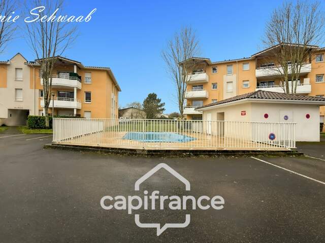 SAINT PIERRE DU MONT (40), À VENDRE – Appartement T3 de 55,60 m² – Résidence sécurisée avec piscine – Terrasse et Parking privés — photo du bien