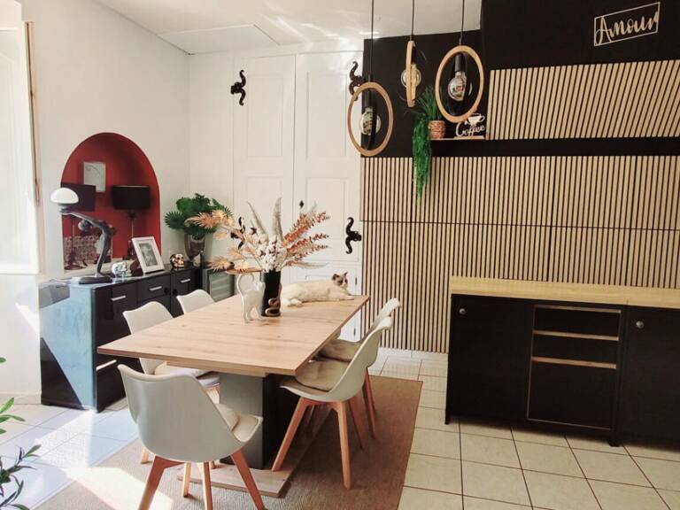 FABREZAN  -  Maison T5 rénovée avec plafond seigneurial du XIIIe siècle — photo 1