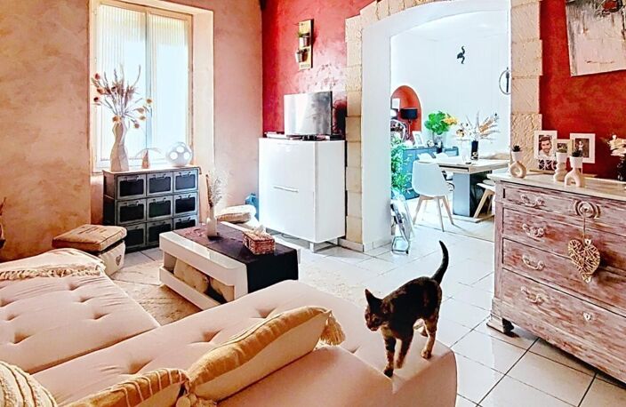 FABREZAN  -  Maison T5 rénovée avec plafond seigneurial du XIIIe siècle — photo 4