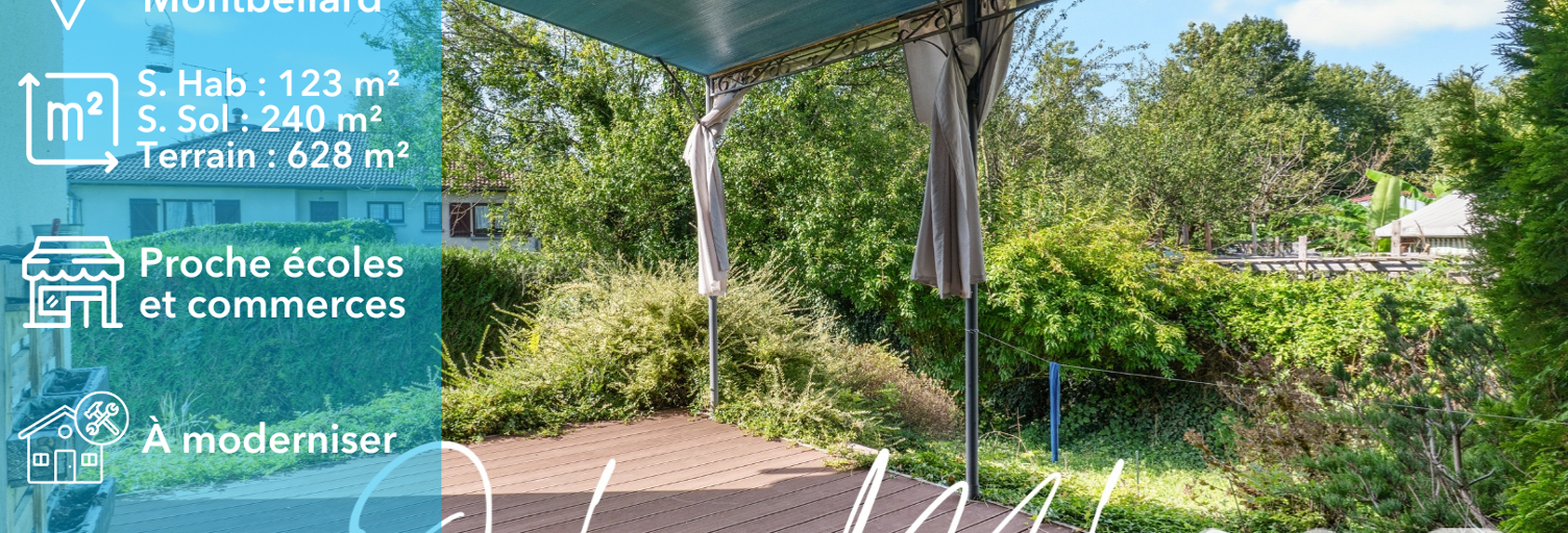 Maison 6 Pièces 123 m² à vendre à Courcelles-lès-Montbéliard (25420)