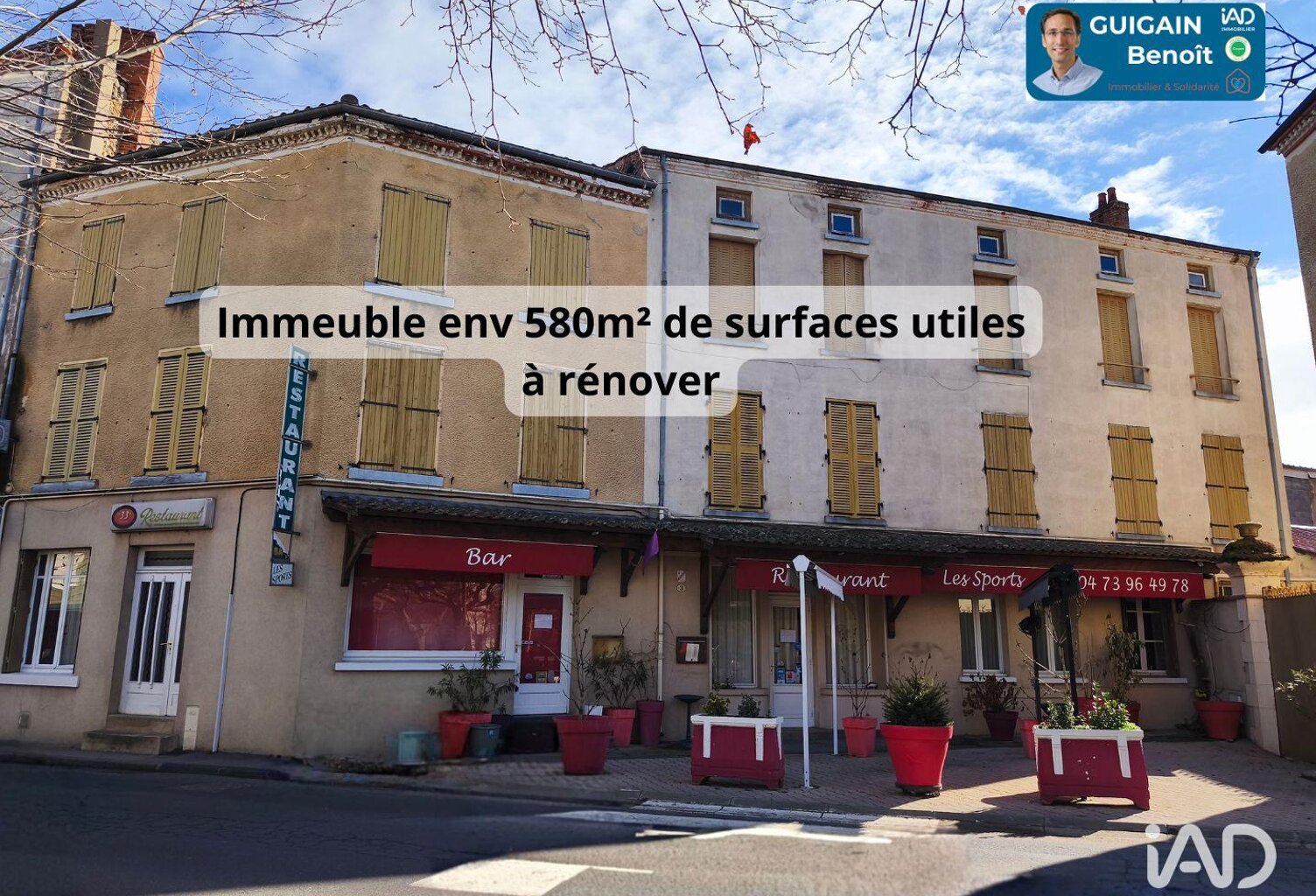 Vente Boutique/Local commercial 580 m&sup2; — photo 1