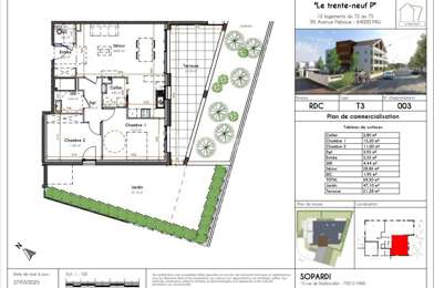 Appartement 3 pièces 275000 €