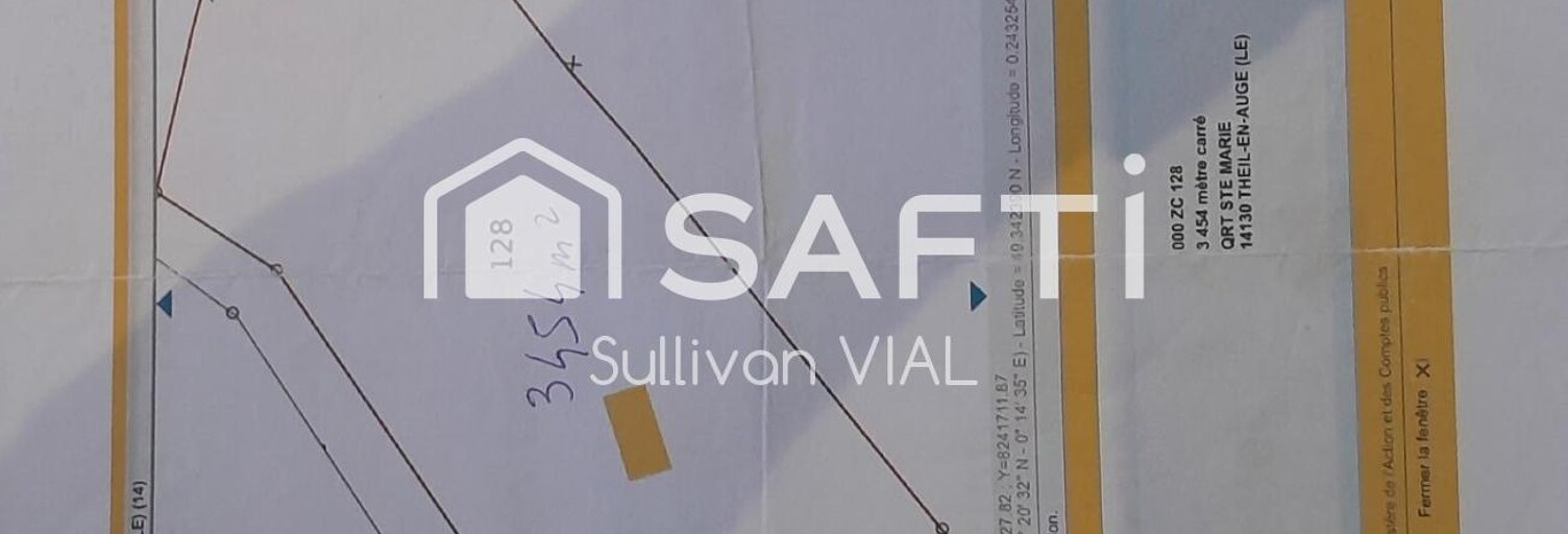 Terrain  4454 m² à vendre à Le Theil-en-Auge (14130)