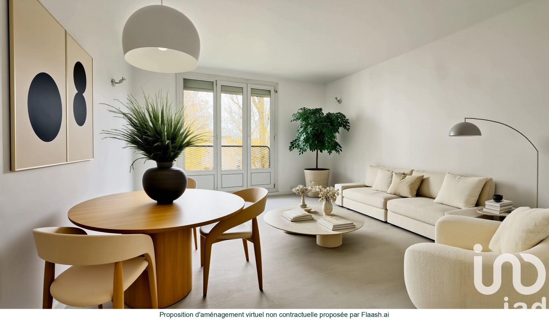 Trappes - 56m² - 3p. - 2ch.