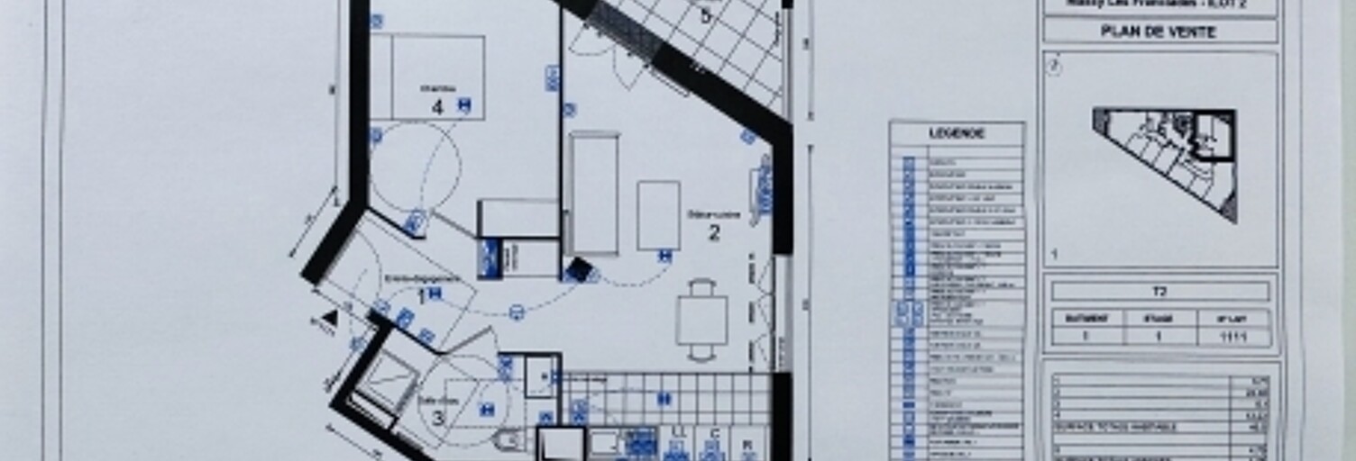 Appartement 2 Pièces 46 m² à vendre à Massy (91300)