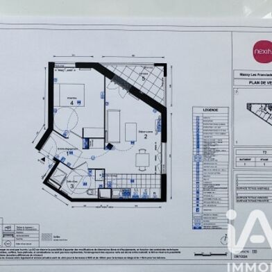 Appartement 2 pièces 224000 €