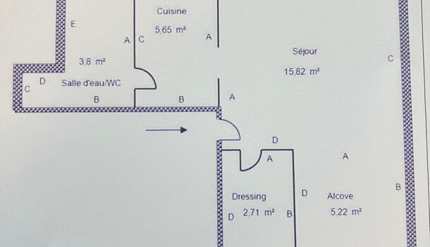 Appartement 1 pièces  à vendre Pradet (Le) 83220