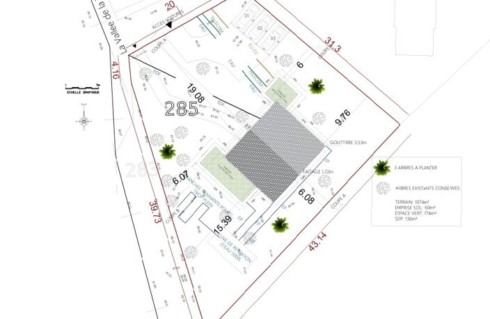 Vente Terrain à bâtir 1 074 m&sup2; — photo 3