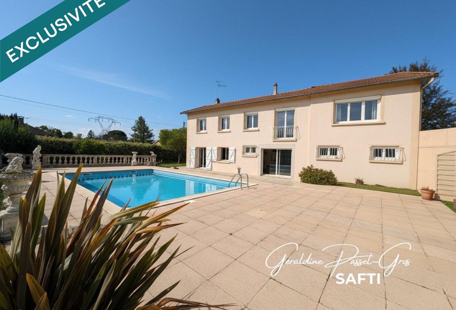Maison 190 m² avec dépendance, piscine et terrain constructible à Malissard — photo 1