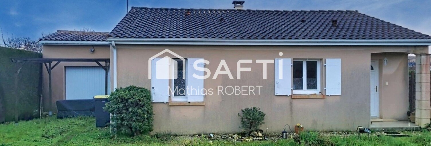 Maison 3 Pièces 80 m² à vendre à Garat (16410)