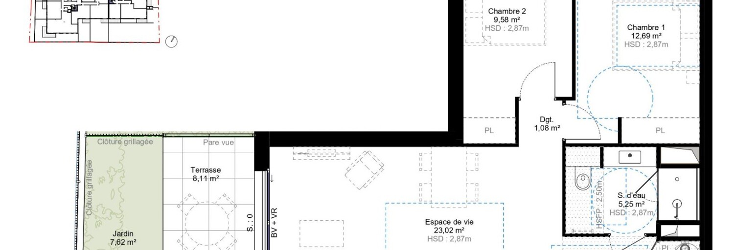 Appartement 3 Pièces 56 m² à vendre à Challes-les-Eaux (73190)
