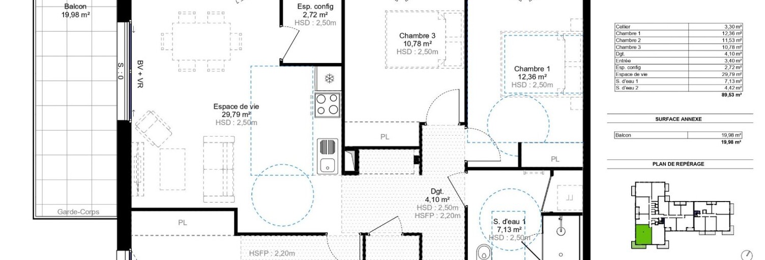 Appartement 4 Pièces 89 m² à vendre à Challes-les-Eaux (73190)
