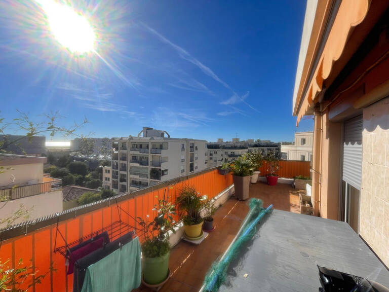 Nice ouest  proche mer  dernier etage 4 p,  ,  terrasse 60 m2 — photo 1