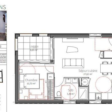 Appartement 2 pièces 215000 €