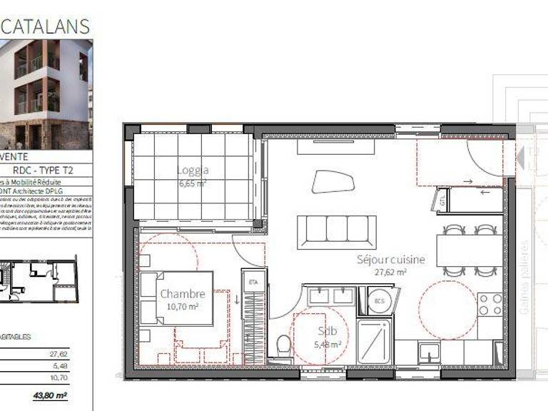 Vente Appartement 2 pièces — photo 1