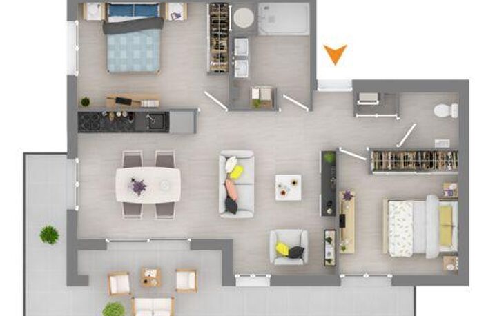 Vente Appartement 3 pièces — photo 3