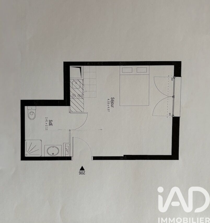 Vente Appartement 1 pièce - Photo 5