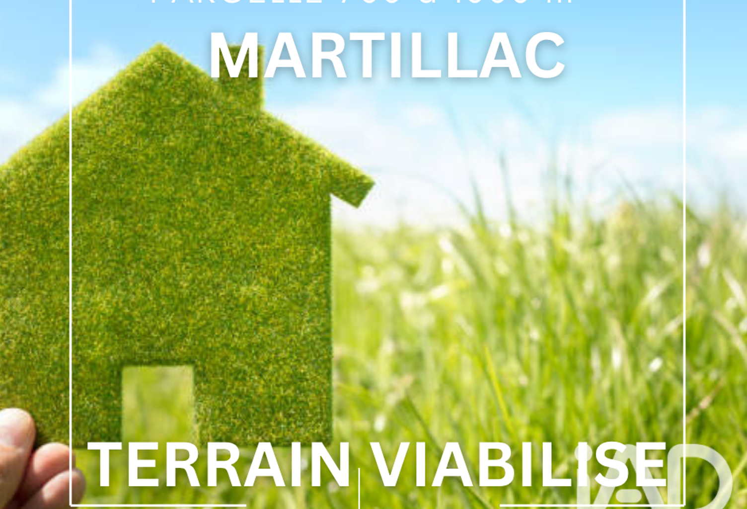 Vente Terrain à bâtir 845 m&sup2; — photo 1