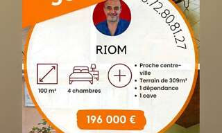 Maison 5 Pièces 100 m² à vendre à Riom (63200)