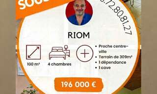 Maison 5 Pièces 100 m² à vendre à Riom (63200)