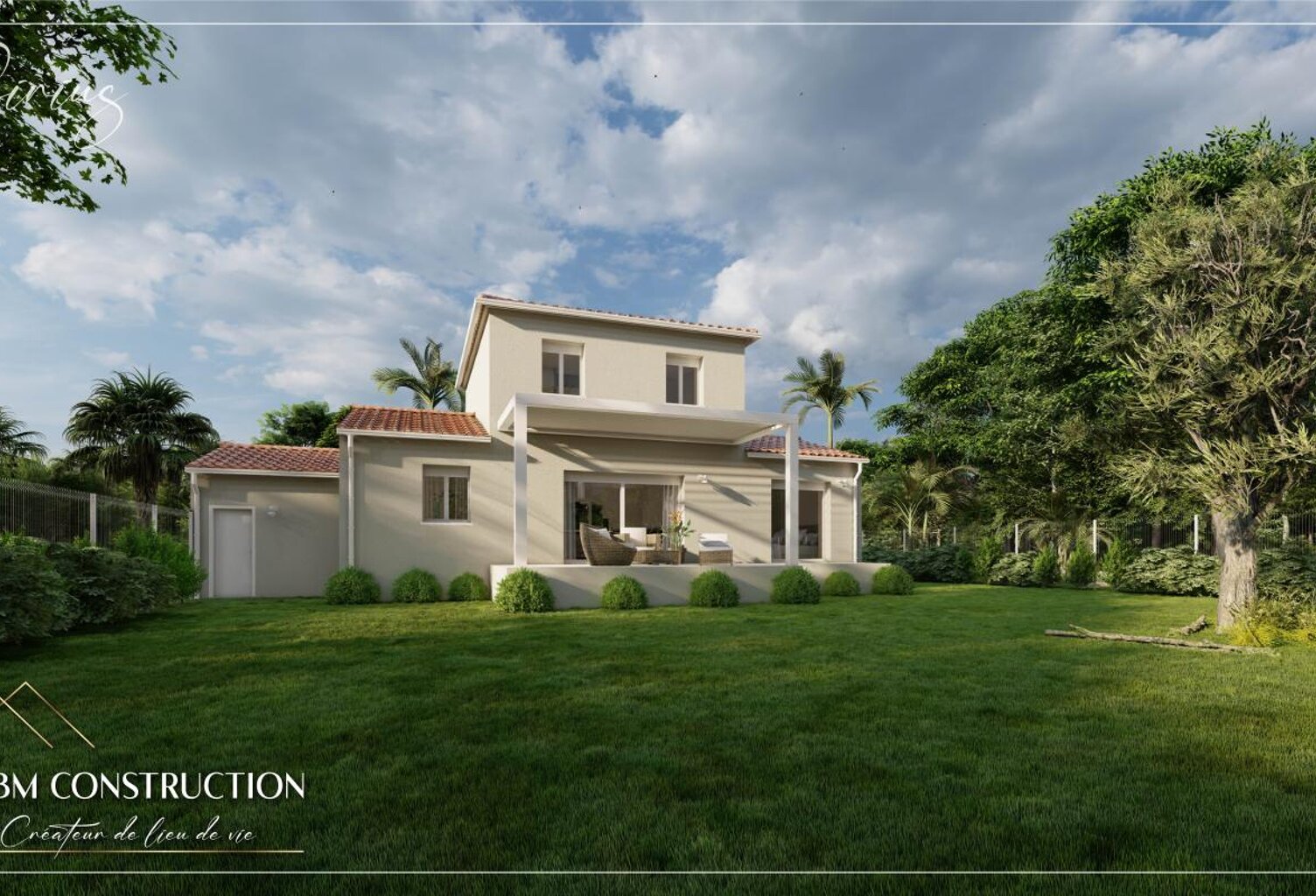 Projet de construction villa de standing terrain hors lotissement — photo 1
