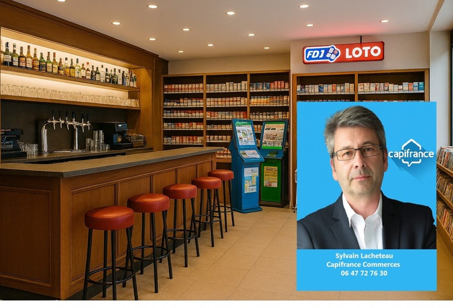 À VENDRE – MURS & FONDS - BAR TABAC FDJ – Côte de Granit Rose – Emplacement privilégié proche mer — photo 1