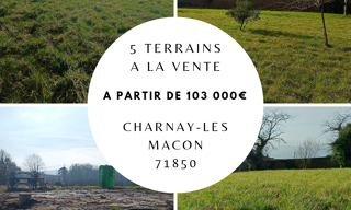Terrain  1000 m² à vendre à Charnay-lès-Mâcon (71850)