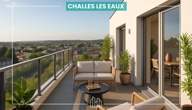 Appartement 3 pièces  à vendre Challes-les-Eaux 73190