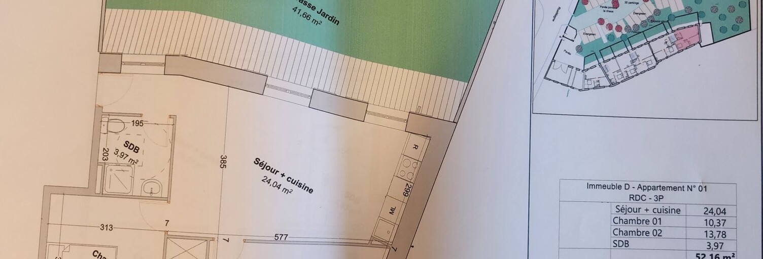 Appartement 3 Pièces 52 m² à vendre à Étampes (91150)