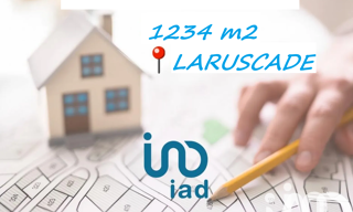 Terrain  1234 m² à vendre à Laruscade (33620)