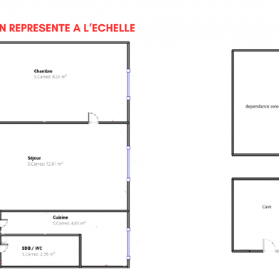 Appartement 2 pièces 189000 €